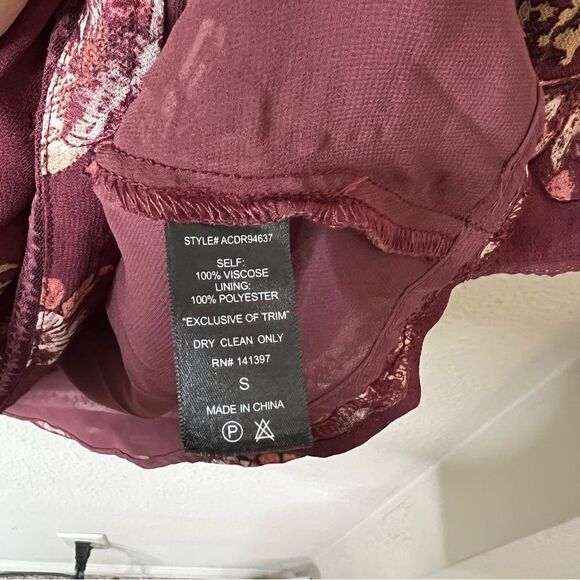 ATSR The Label Kirsten Floral Mini Dress A-Line Fit & Flare Size Small - Picture 10 of 12